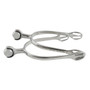 Premier Equine Stainless Steel Roller Ball Spurs in Silver