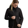 Premier Equine Ladies Motet Waterproof Jacket - Black - Front