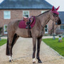 LeMieux Soft Shell Anti Slip EuroJump Saddle Pad - Burgundy - Lifestyle