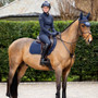 LeMieux Soft Shell Anti Slip EuroJump Saddle Pad - Navy - Lifestyle