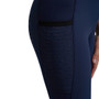 Premier Equine Childrens Concerto Riding Tights in Navy - Side Pocket