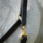 Premier Equine Plain Leather Headcollar  - Black - Clip Detail