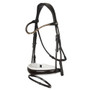 LeMieux Kudos Patent Dressage Bridle - Brown/White