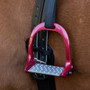 Premier Equine Jopollo Aluminium Performance Stirrups - Red - Lifestyle