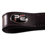 Premier Equine Trovare Straight Crystal Browband - Brown - Logo Detail