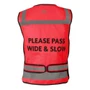 Woof Wear Hi Vis Riding Vest in Hi Viz Pink Back