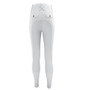 Woof Wear Ladies Competition Riding Tights in White - Back