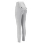 Woof Wear Ladies Competition Riding Tights in White - Side/Back