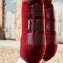 Premier Equine Air-Tech Sports Medicine Boots in Burgundy - Fastenings