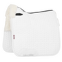 LeMieux Merino+ Half Lined Dressage Saddle Pad - White/White