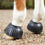Premier Equine Rubber Bell Over Reach Boots in Black - Back
