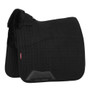 LeMieux Merino+ Half Lined Suede Dressage Saddle Pad - Black