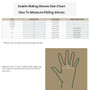 Dublin Track Riding Gloves - Size Guide