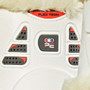 Premier Equine Techno Wool Fetlock Boots in White - Branding