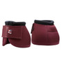 Premier Equine Ballistic No Turn Over Reach Boots in Burgundy - Pair
