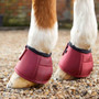 Premier Equine Ballistic No Turn Over Reach Boots in Burgundy - Back
