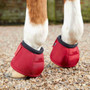 Premier Equine Ballistic No Turn Over Reach Boots in Red - Back