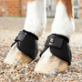 Premier Equine Ballistic No Turn Over Reach Boots in Black - Side