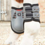 Premier Equine Kevlar Airtechnology Fetlock Boots in Grey - Lifestyle Pair