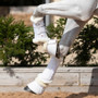 Premier Equine Techno Wool Brushing Boots in White - Lifestyle