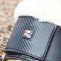 Premier Equine Carbon Tech Techno Wool Over Reach Boots in Black - Fastening