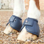 Premier Equine Carbon Tech Kevlar No-Turn Over Reach Boots in Navy - Front/Side