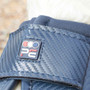 Premier Equine Carbon Tech Kevlar No-Turn Over Reach Boots in Navy - Fastenings