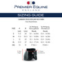 Premier Equine Carbon Tech Kevlar No-Turn Over Reach Boots  Size Guides