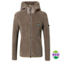 Covalliero Ladies Hoody Jacket in Taupe - Front