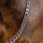 LeMieux Hunter Leather Laced Reins - Havana/Silver