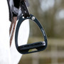 Junior Vector Balance Stirrups in Black - Lifestyle