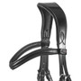 Premier Equine Verdura Anatomic Snaffle Bridle - Black - Browband Detail