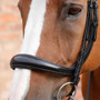 Premier Equine Lambro Anatomic Bridle with Crank Noseband - Black - Noseband Detail