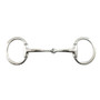 Premier Equine Jointed Flat Ring Eggbutt Snaffle Bit