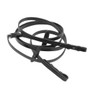Premier Equine Senado Plain Leather Reins  in Black