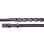 Premier Equine Pietro Laced Reins in Brown - Plaited