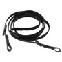 Premier Equine Domenico Web and Rubber Grip Reins in Black