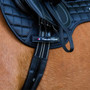 Premier Equine Rapone Leather Girth in Black - Lifestyle Side