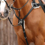 Premier Equine Invorio 5 Point Breastplate in Black - Lifestyle Martingale