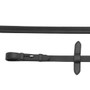 Premier Equine Diego Rubber Reins in Black - Stoppers