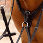 Premier Equine Norbello Hunter Breastplate in Brown - Chest Pad and Martingale