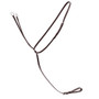 Black Premier Equine Fuscaldo Running Martingale in Brown - Side