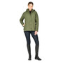 WeatherBeeta Ladies Florence Fleece Two-For Jacket  - Olive Outer Jacket - Front View