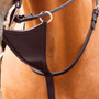 Premier Equine Bib Martingale - Dark Brown - Front Lifestyle