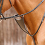 Premier Equine Bib Martingale - Black - Side Lifestyle