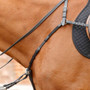 Premier Equine Valbrona Performance Breastplate in Black - Neck Strap