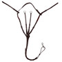 Premier Equine Valbrona Performance Breastplate in Dark Brown