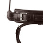 Premier Equine Rizzo Anatomic Flash Noseband - Brown - Detail