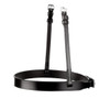 Premier Equine Primo Hunter Cavesson Noseband in Black - Side
