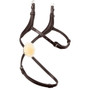 Premier Equine Glorioso Mexican Grackle Noseband in Brown - Noseband